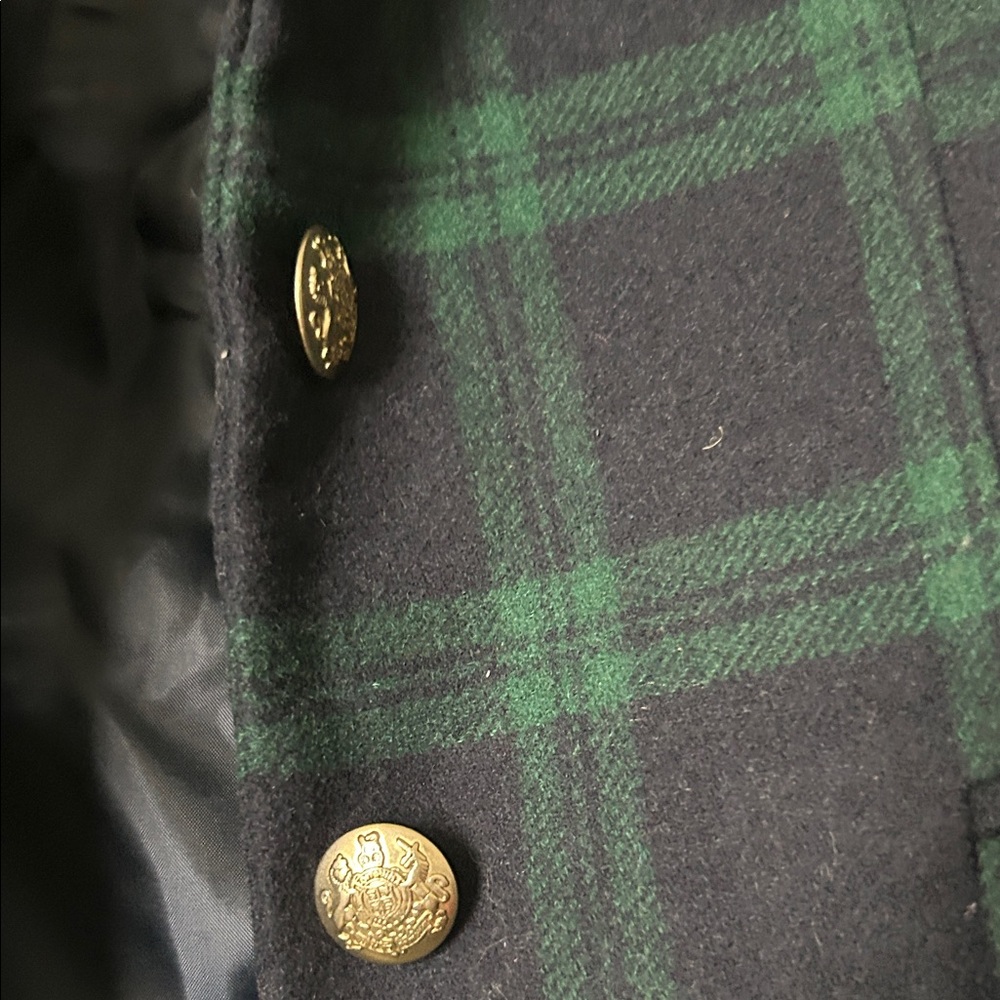 J. Crew Dark Green and Black Plaid Jacket - Picture 4 of 10